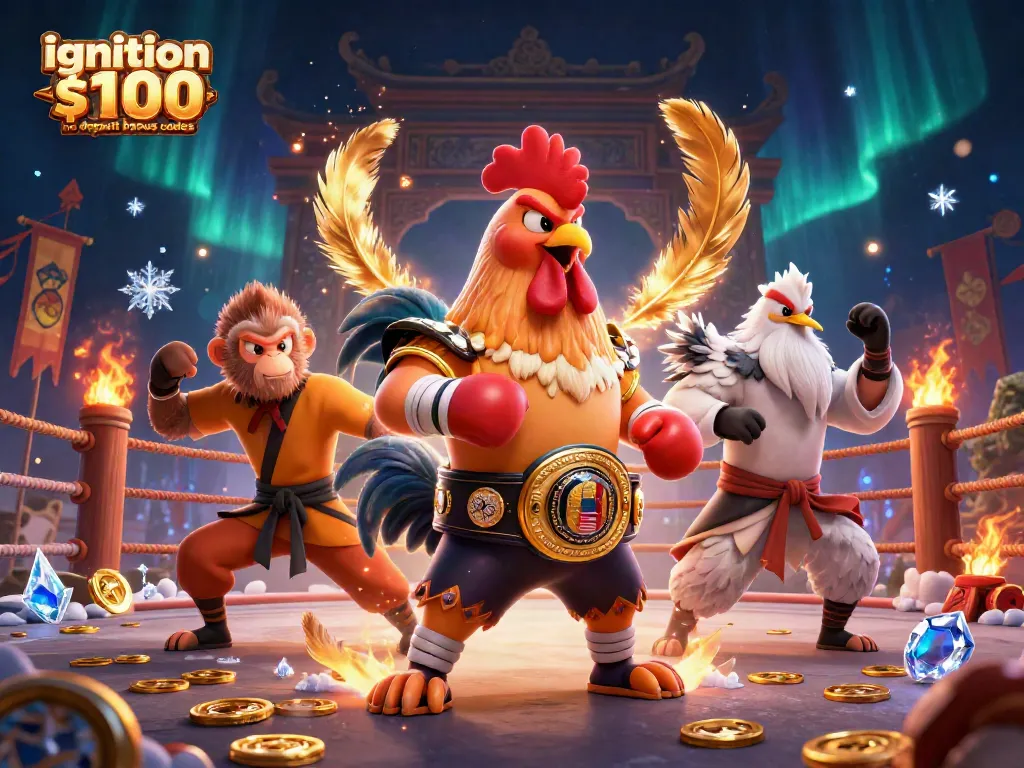 Engage with ignition casino $100 no deposit bonus codes featuring dynamic characters in a packed 3D casino scene.