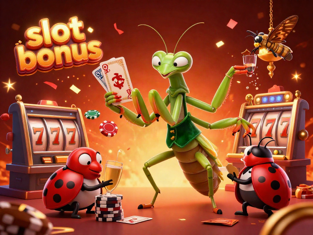 Experience the excitement of slot bonuses with engaging characters and vivid casino elements.
