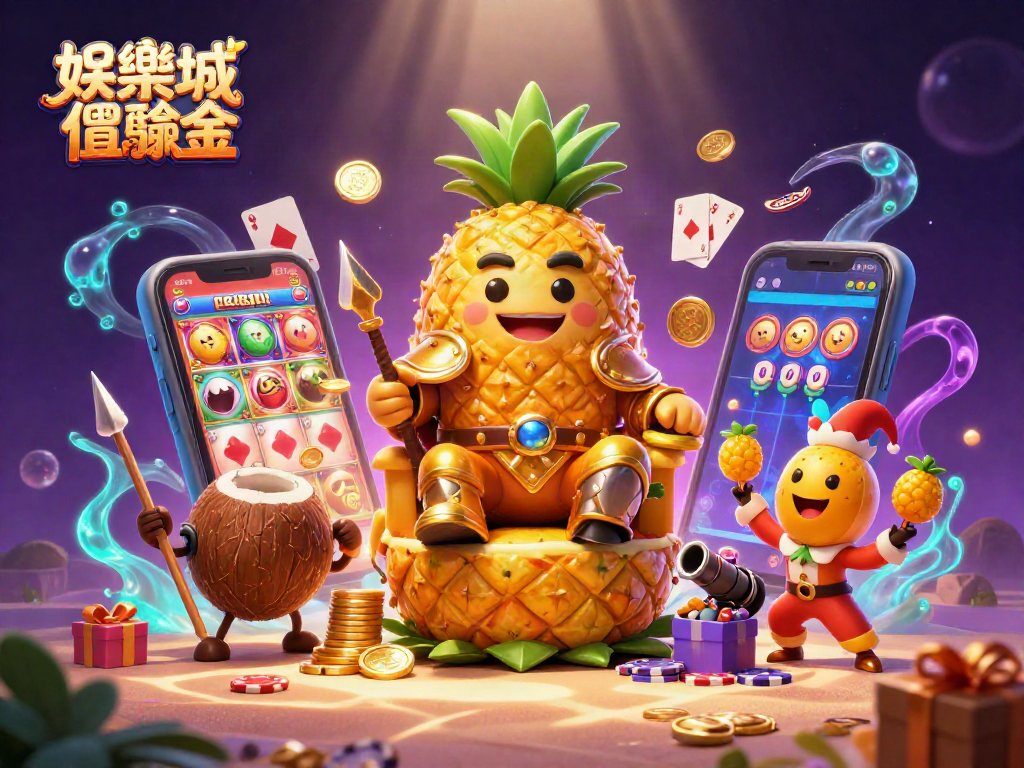 娱乐场体验金 新手玩家享受免费彩金的娱乐场试玩场景,热情的氛围与活泼的角色交织。