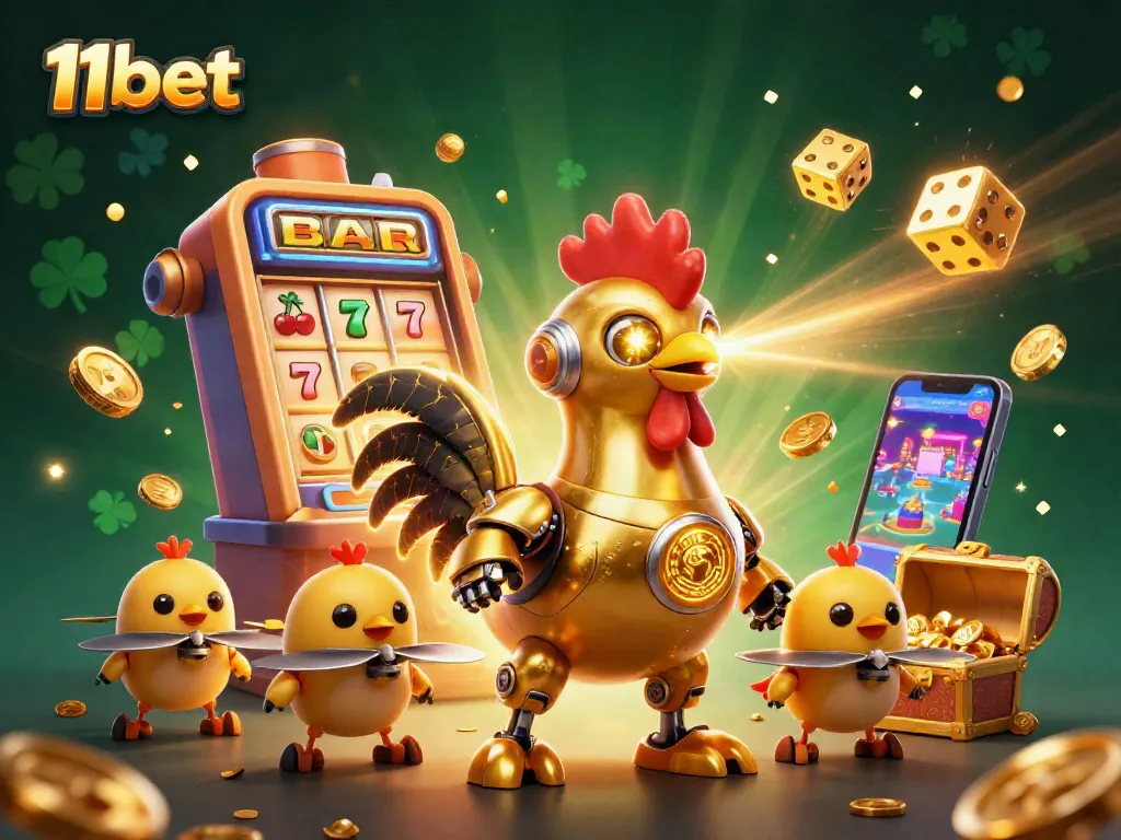 Experience thrilling slots and jackpots with 11bet's exciting casino game world.