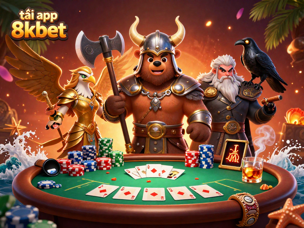 Engage your gambling skills with the dynamic game visuals from tải app 8kbet, featuring vibrant characters and thrilling play.