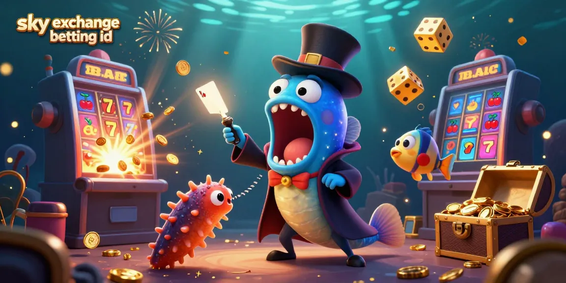 Experience thrilling action with sky exchange betting id in this dynamic underwater casino scene, featuring engaging game elements.