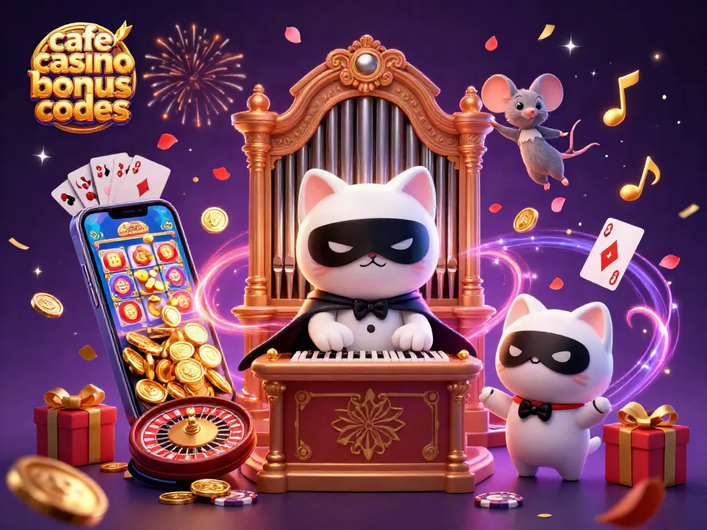 Experience thrilling gameplay with cafe casino bonus codes for exclusive offers at an enchanting casino illustration.