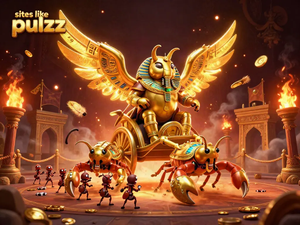 Engage with sites like pulsz by exploring vibrant casino themes highlighted in this illustration.
