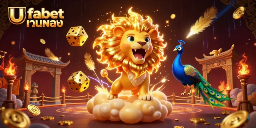 Engage in thrilling betting with Ufabet เว็บตรง amidst coins and dramatic gaming elements.