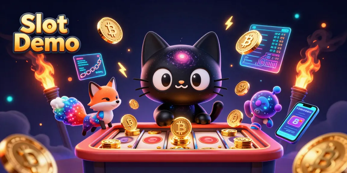 Engage with vibrant Slot Demo casino action, featuring captivating 3D characters and elements.