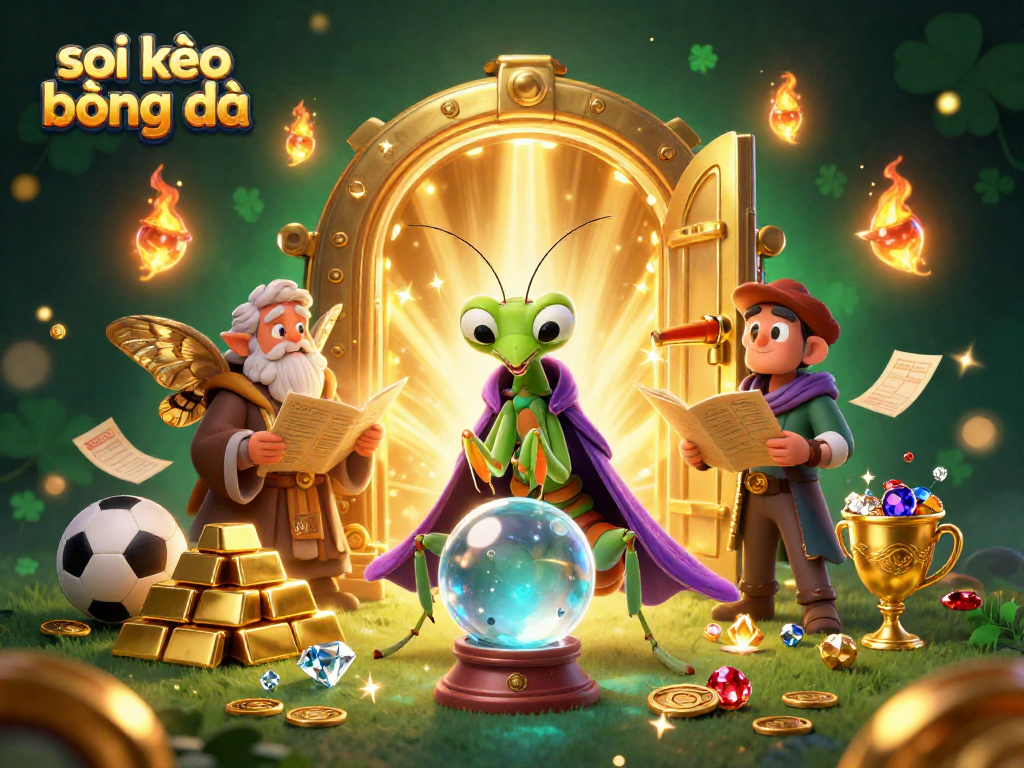 Place bets and win with soi kèo bóng đá insights from mystical fortune teller characters.