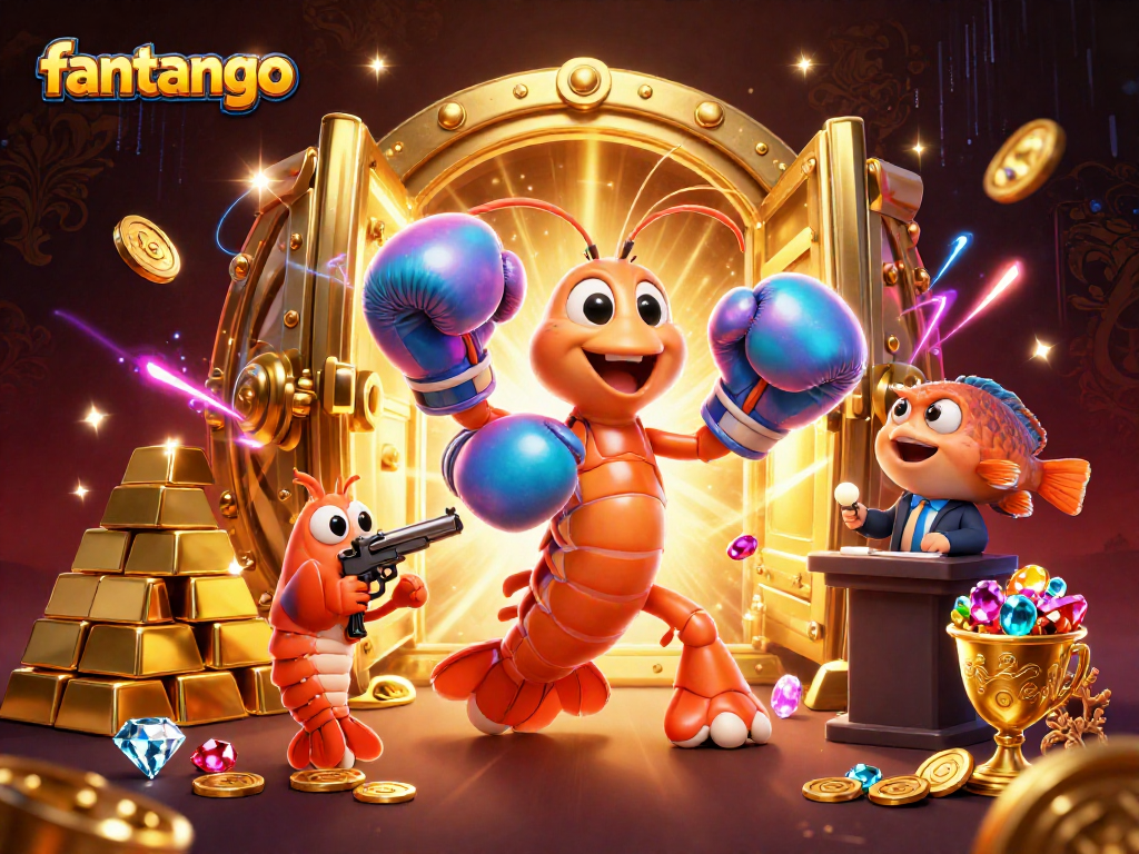 Experience thrilling victories in fantango with vibrant casino treasures and engaging marine characters.