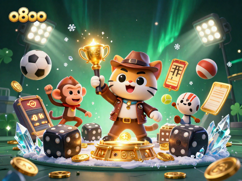 Engage with o8oo, experiencing thrilling gambling adventures in an ultra-detailed 3D casino world.