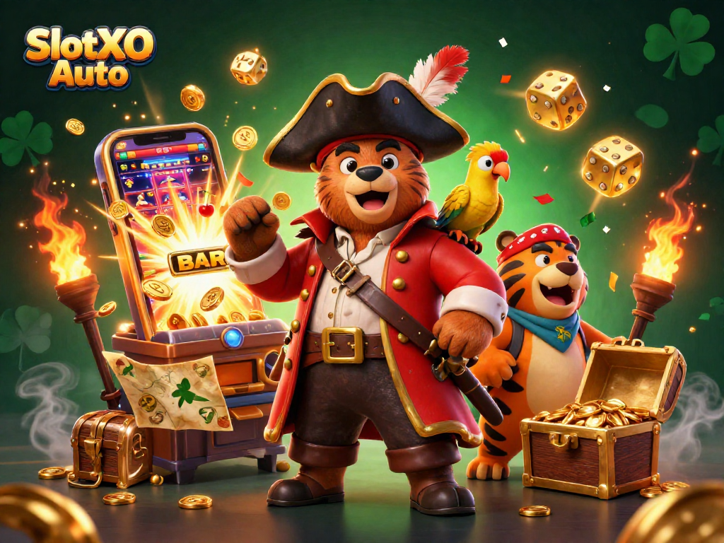 เล่นเกม SlotXO Auto สุดมันส์กับผู้การแพนด้าและเสือในคาสิโนออนไลน์