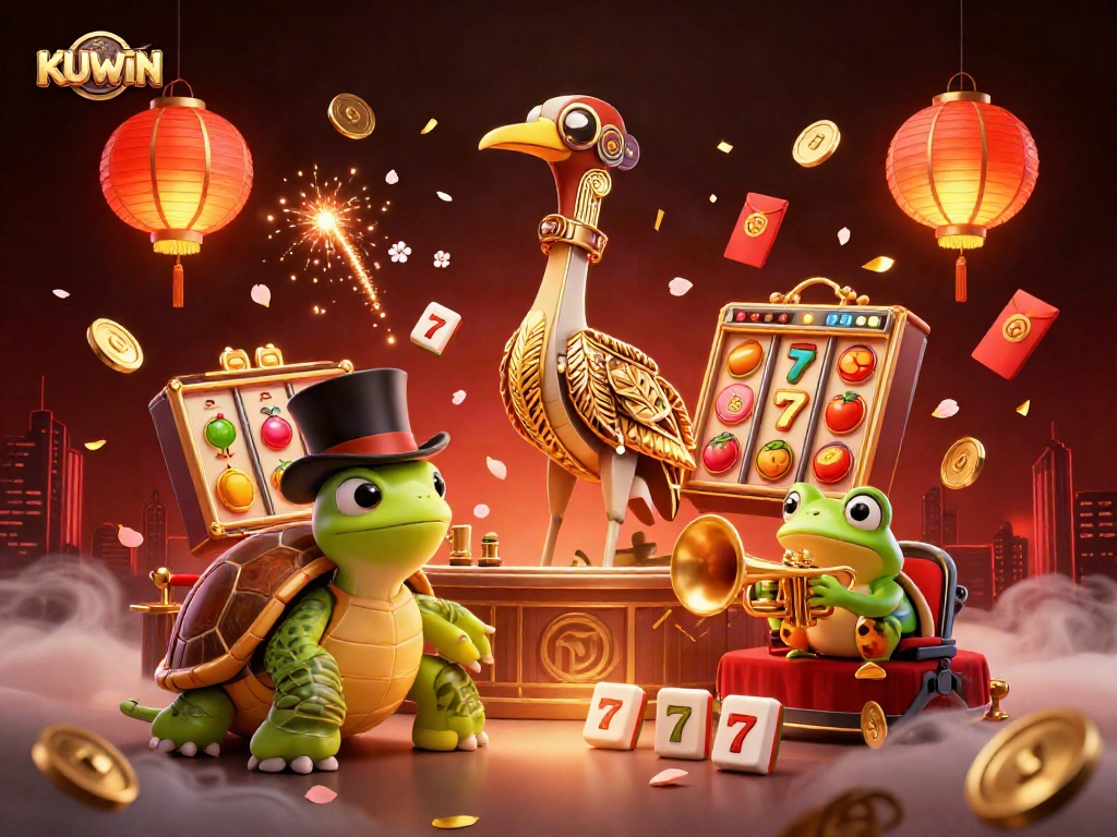 Experience thrilling gameplay at KUWIN with vibrant characters and exciting casino elements.